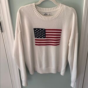 Hollister American Flag Sweater